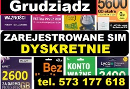 Grudziądz polskie karty SIM zarejestrowane startery ZDALNA REJESTRACJA kart SIM