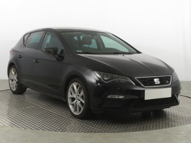 SEAT Leon III , Salon Polska, Serwis ASO, Skóra, Navi, Klimatronic,-1