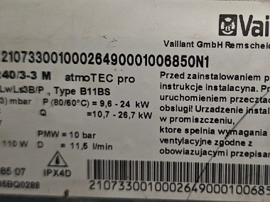 Piec Vaillant VUW 240 atmo tec pro-2