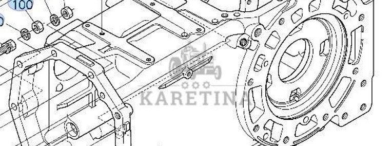 KUBOTA M9540 Obudowa Skrzyni Biegów CZĘŚCI 3C061-21316-1