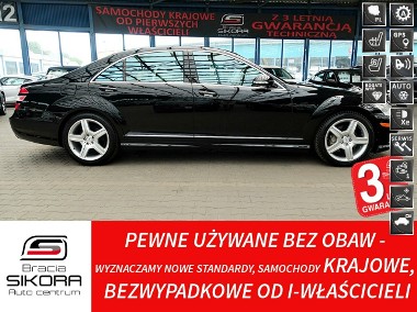 Mercedes-Benz Klasa S W221 LONG 5,5 V8 387KM 1Wł BEZWYP Serwis Airmatic MASAŻE Night View Assis-1