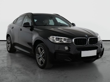 BMW X6 F16 , Salon Polska, Serwis ASO, 259 KM, Automat, Skóra, Navi,-1