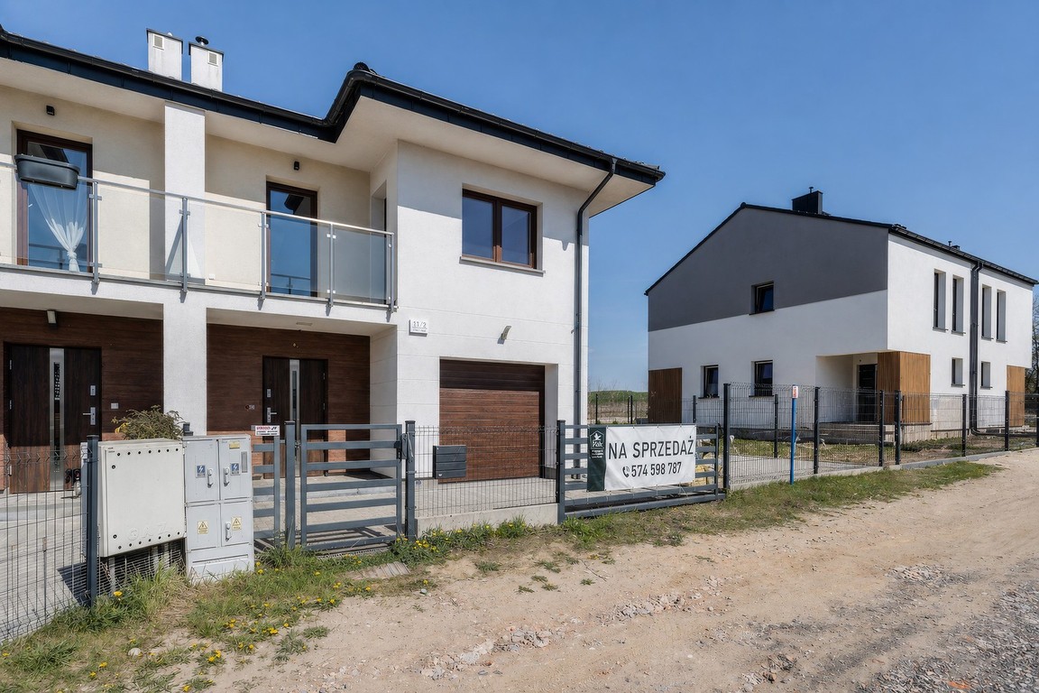 Komfortowy Bliźniak 125 m2 | garaż w bryle