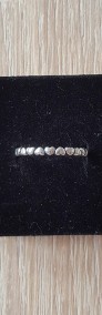 Nowy srebrny pierścionek srebro 925 obrączka w serca serce serduszko-3