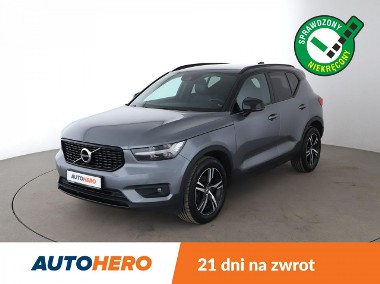 Volvo XC40 FV23 2.0 Automat R-Design Navi Tempomat Grzane Fotele Skóra Kamera L-1