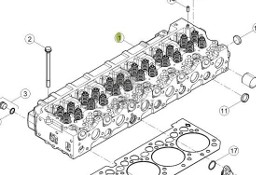 CLAAS Arion 610 660 Głowica Silnika Kompletna 0011665030 00 1166 503 0