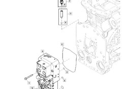 John Deere 8245R 8270R 8295R 8320R 8335R 8345R 8370R 8400R - kolektor RE590658