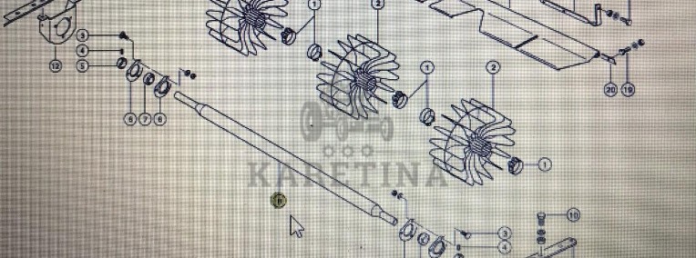 CLAAS 00 0736 552 2/Claas wałek drąźony/Claas Lexion 580 670-640 370-360-1