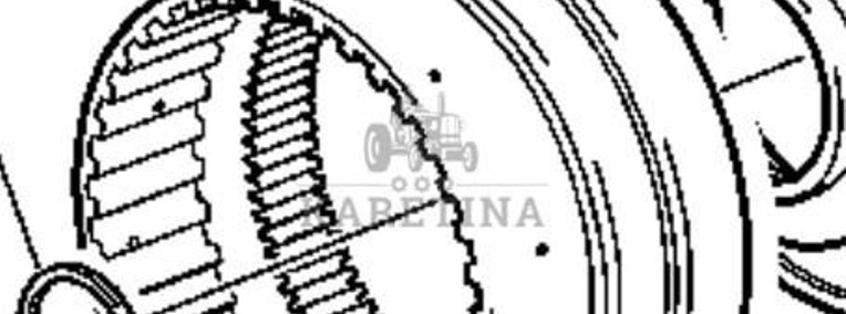 John Deere 6068HLA73 6820 6920 6920S Koło Koronowe CZĘŚCI L171322-1