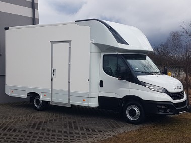 KONTENER NISKOPODŁOGOWY 4,43x2,23x2,42 SKLEP BAR KONIOWÓZ AC KLIMA -1