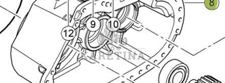 CLAAS Jaguar 970 Obudowa Przekładni Skrzyni Biegów 0007762930 0007685034-1