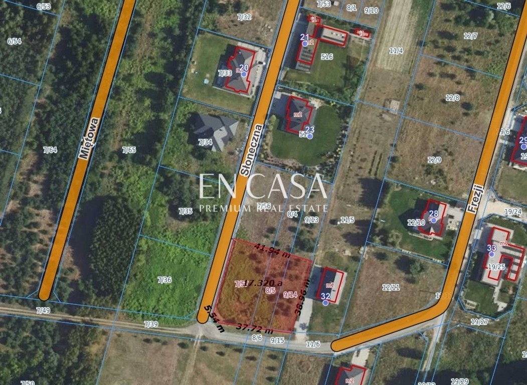 1734 m² | działka budowlana z MPZP i mediami - Widok 2