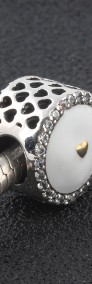 Pandora Charm koralik rozetka retro serce shine-3
