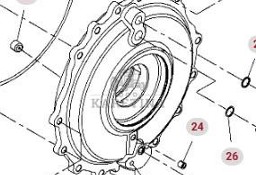 Fendt 930 933 936 939 942 Vario Gen 6 Pokrywa Przedniej Osi CZĘŚCI H218PF050007A