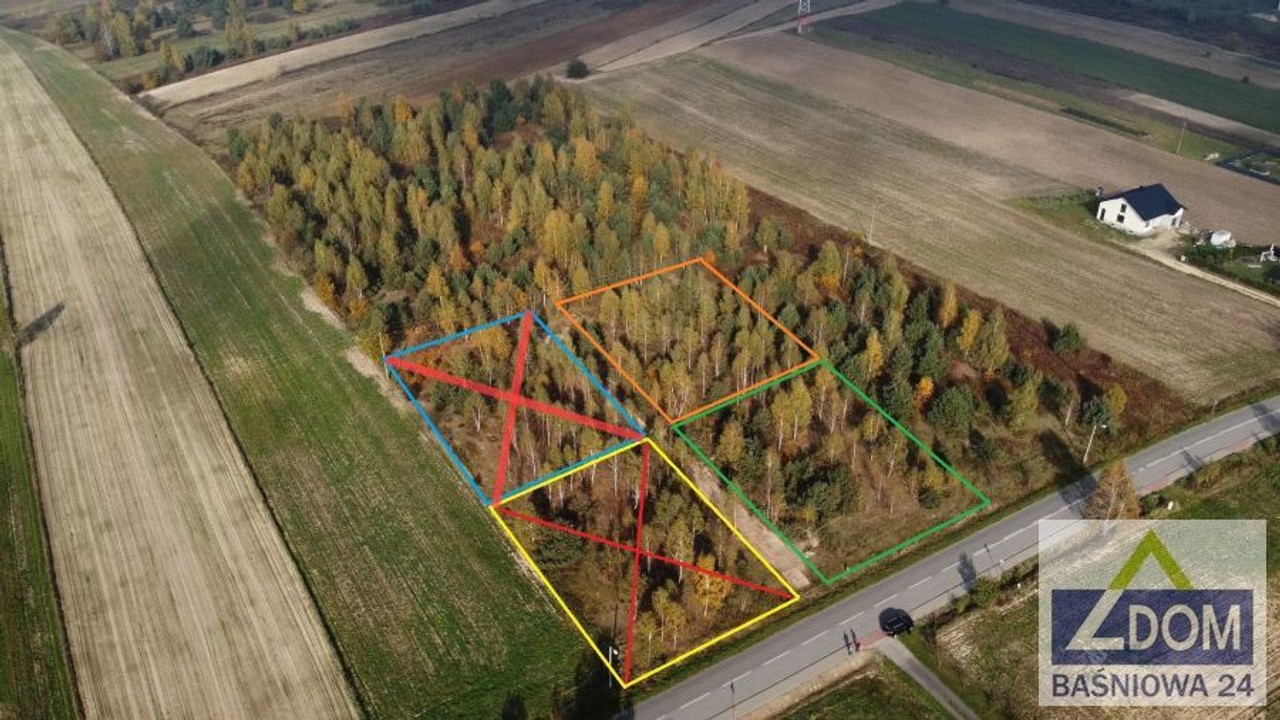 Rokitno - działki budowlane z drzewostanem, lubartowski