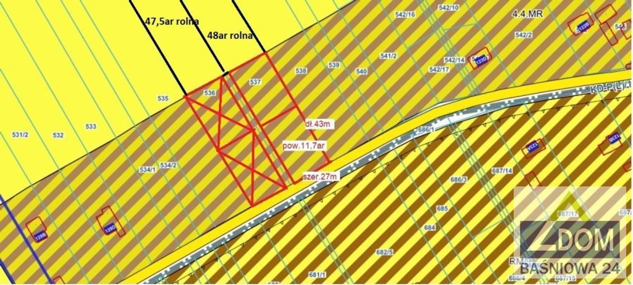 Rokitno - działki budowlane z drzewostanem - Więcej