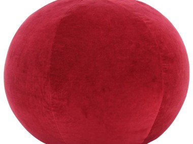 vidaXL Puf, aksamit bawełniany, 50 x 35 cm, czerwony 284039-1