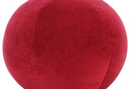 vidaXL Puf, aksamit bawełniany, 50 x 35 cm, czerwony 284039