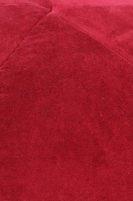 vidaXL Puf, aksamit bawełniany, 50 x 35 cm, czerwony 284039-2