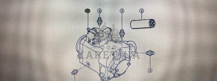 Pompa hydrauliczna Class Mega 370-340 Nr 1 na rys katalogowym Nr katalogowy 000 633 892 0-1