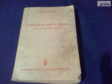 Literatura współczesna Antologia i opracowanie-Matuszewski-1