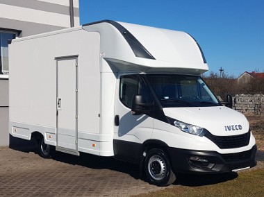 KONTENER NISKOPODŁOGOWY 4,43x2,23x2,42 SKLEP BAR FOODTRUCK KAMPER -1