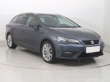 SEAT Leon III , Salon Polska, Skóra, Klimatronic, Tempomat, Parktronic,-1