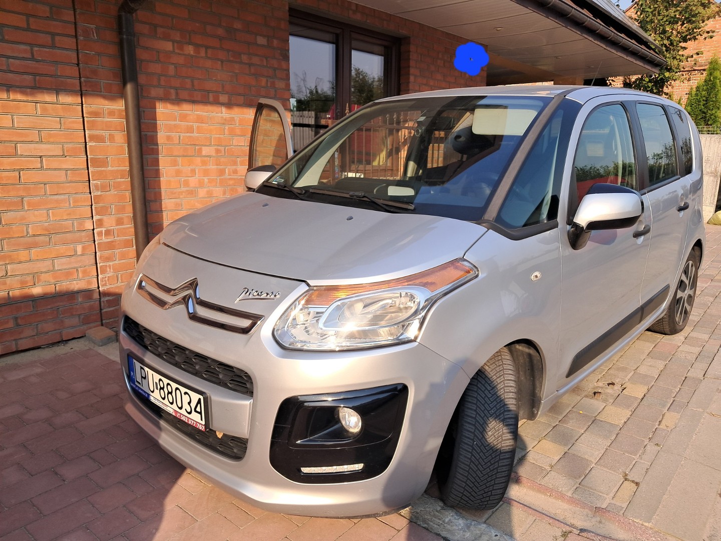 Citroen C3 Picasso Stan bardzo dobry, srebrny matalik, 2013 rok