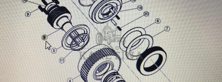 00 1142 195 0/Claas Arion wałek przedni/Arion 600 Hexashift 500 Hexashift 540-510 640-610-1