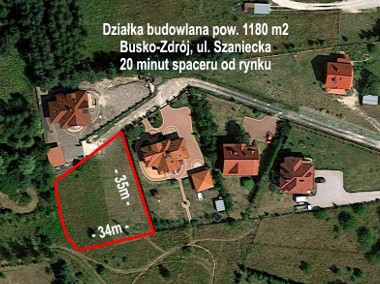 Działka budowlana Busko-Zdrój, ul. Szaniecka-1