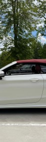 Śliczny Mercedes c220d Cabrio 4MATIC AMG czerwony dach-3