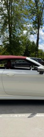 Śliczny Mercedes c220d Cabrio 4MATIC AMG czerwony dach-4