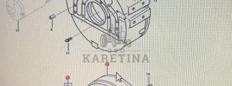 FENDT V836864270/Fendt koło zamachowe/Fendt 6335 C-1