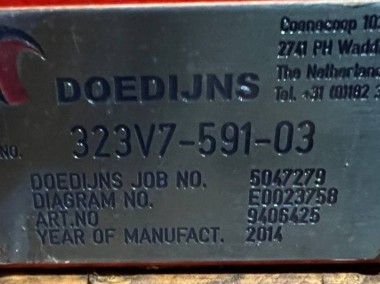 Doedijns 323V7-591-03 ( 323V759103 ) Rozdzielacz hydrauliczny-2