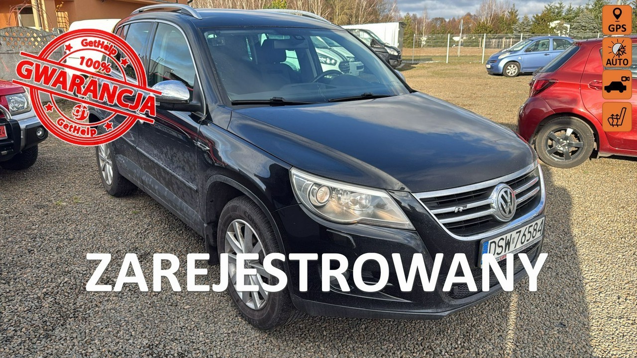 Volkswagen Tiguan I zarejestrowany, klimatronic, navi, 4x4!