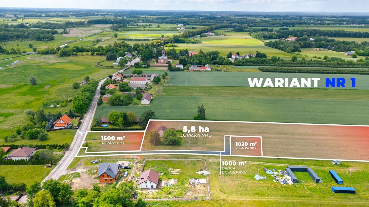 Kampinos, Zawady 1.020m z WZ na dom wolnostojący, warszawski zachodni