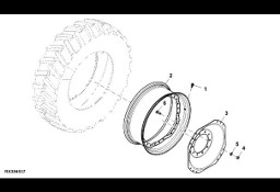 RE156610 John Deere 8345R - Felga