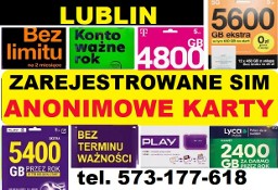 Polskie zarejestrowane KARTY SIM SPRAWNE SIM startery do komorki AKTYWNE Lublin