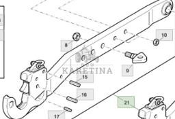 John Deere 6430 Premium Cięgło Dolne Prawe Lewe AL163908 AL163907