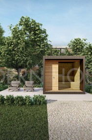 Domek ogrodowy, SAUNA, Konstrukcja Metalowa- Modern Houses -2