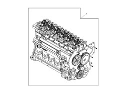 John Deere 9470RX - Zespół bloku komplet. reg. SE502569 (Silnik)