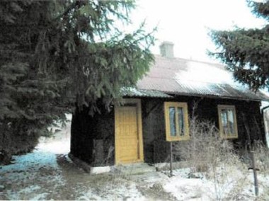 Syndyk sprzeda drewniany dom z działką w Chlewiskach-1