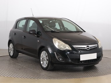 Opel Corsa D , Salon Polska, Klimatronic, Tempomat, Parktronic,ALU-1