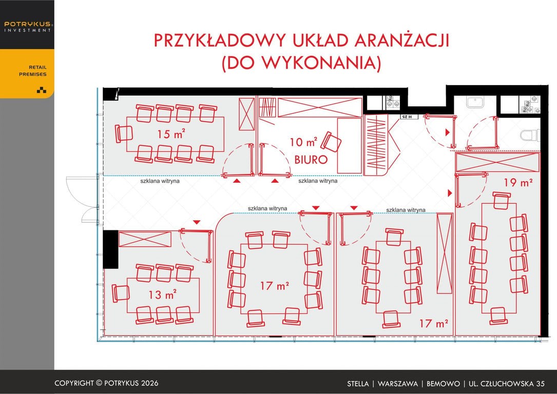 Bemowo - lokal 123 m² narożny, handel, usługi, medyczne, gastronomia - Ansicht 2