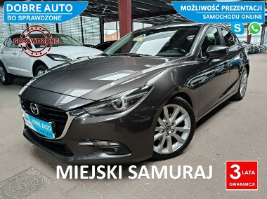 Mazda 3 III 2.0 165KM MartwePole, Android/AppleCar Kamera, GrzaneFotele/Kierown.-1