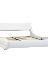 vidaXL Rama łóżka, biała, sztuczna skóra, 140 x 200 cm 285711-2