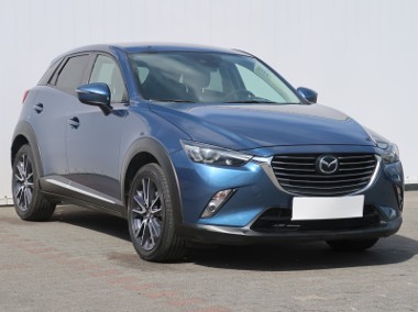 Mazda CX-3 , Salon Polska, Serwis ASO, Skóra, Navi, Klimatronic,-1