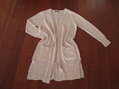 Kardigan, blezer, tunika, narzutka, długi sweter z kieszeniami XL -1