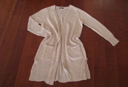 Kardigan, blezer, tunika, narzutka, długi sweter z kieszeniami XL 