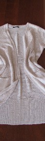 Kardigan, blezer, tunika, narzutka, długi sweter z kieszeniami XL -3